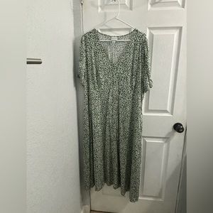 Ava & Viv Floral Maxi Dress, 2X